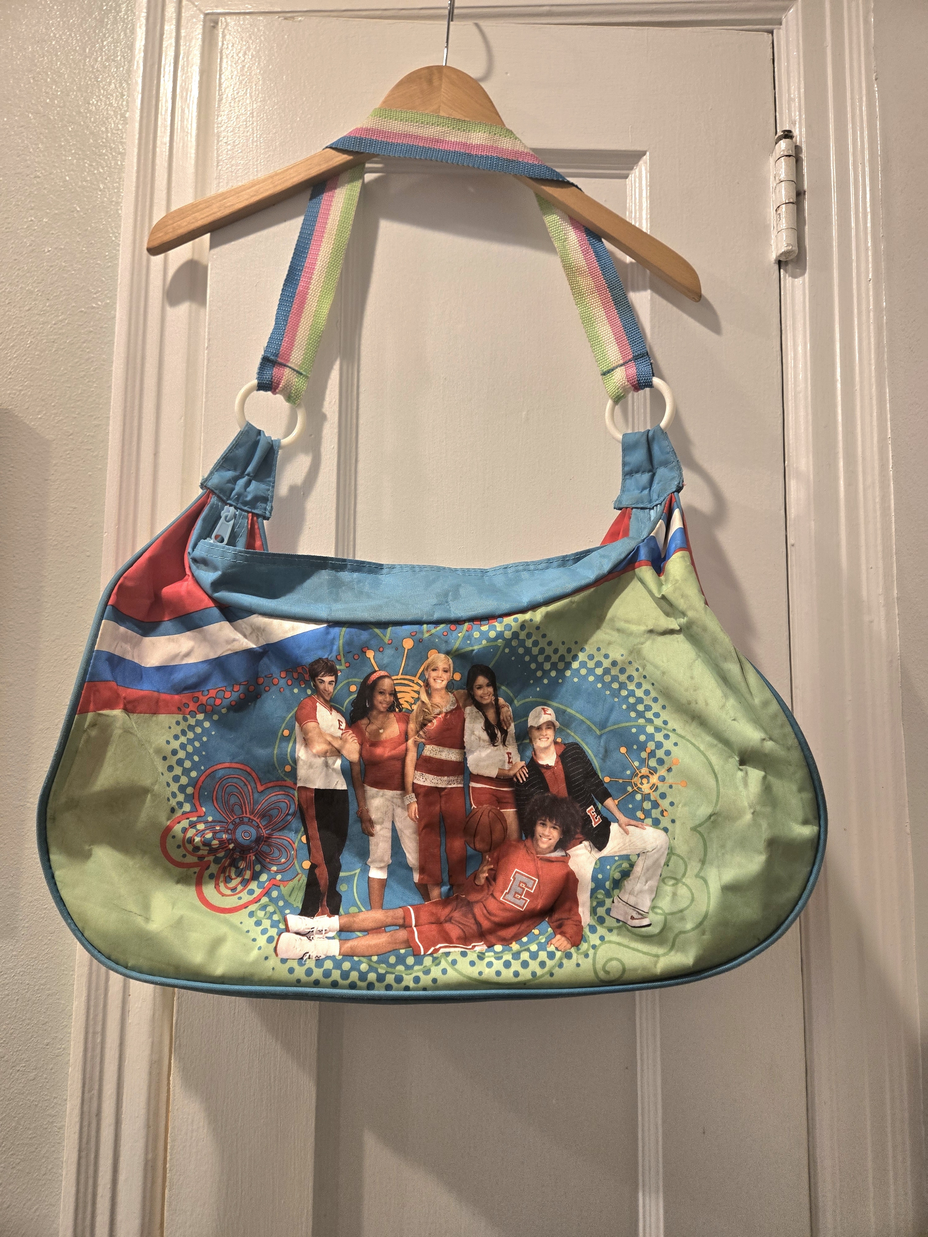 2006 Disney High School Musical Duffle Bag Gym Carry All Tote Vintage Dance Sing
